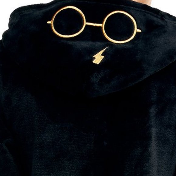 Harry Potter Minky Fleece Union Suit Gryffindor Pajamas PLUSH NWT - Picture 6 of 7